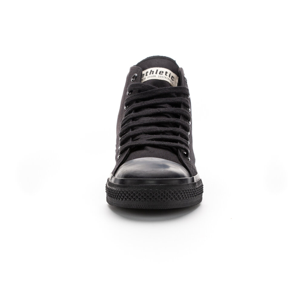 ETHLETIC Fair Trainer Black Cap Hi Cut Jet Black | Jet Black