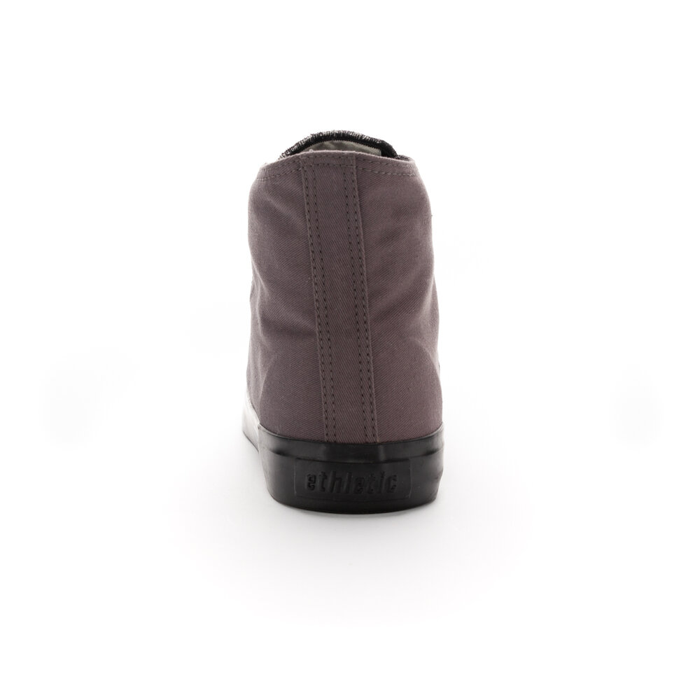 ETHLETIC Fair Trainer Black Cap Hi Cut Pewter Grey | Jet Black