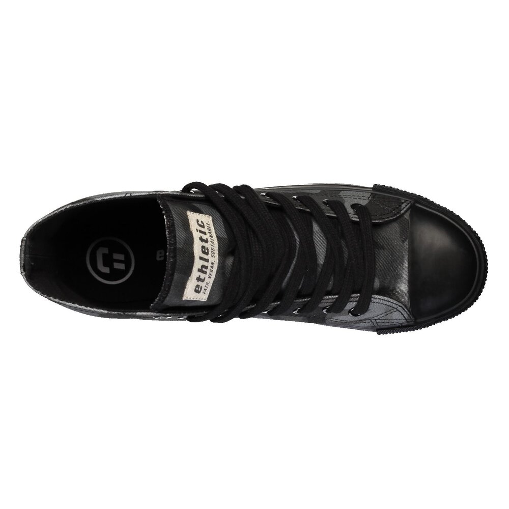 ETHLETIC Fair Trainer Black Cap Hi Cut Human Rights Black | Jet Black