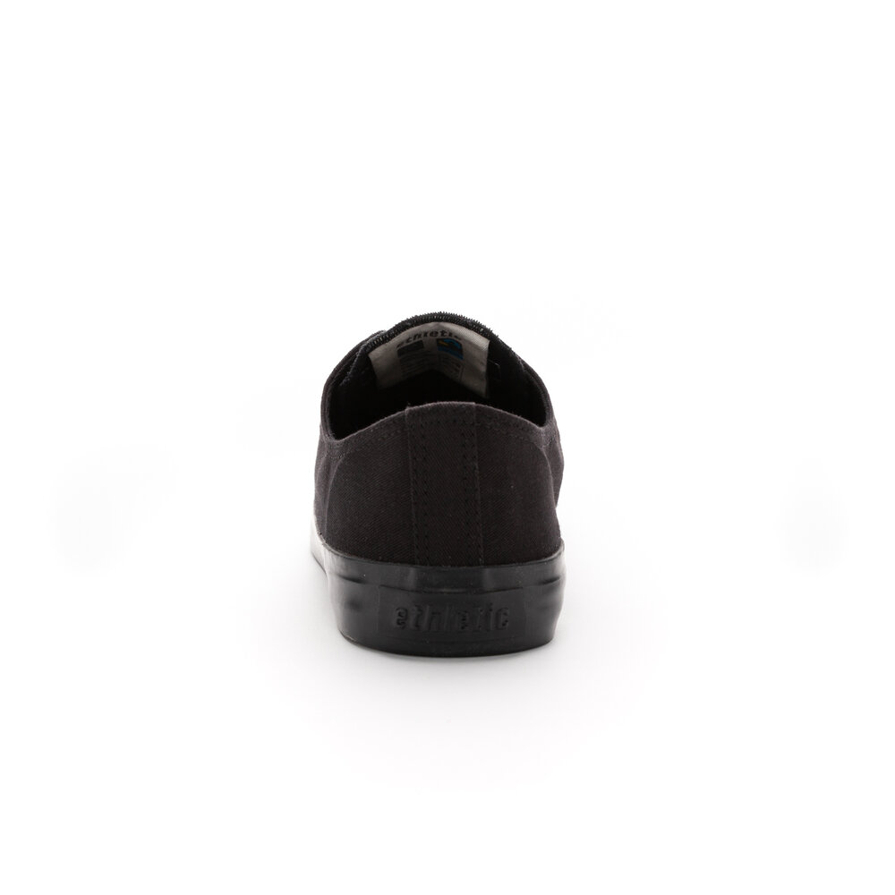 ETHLETIC Fair Trainer Black Cap Lo Cut Jet Black | Jet Black