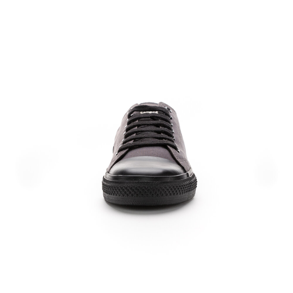ETHLETIC Fair Trainer Black Cap Lo Cut Pewter Grey | Jet Black
