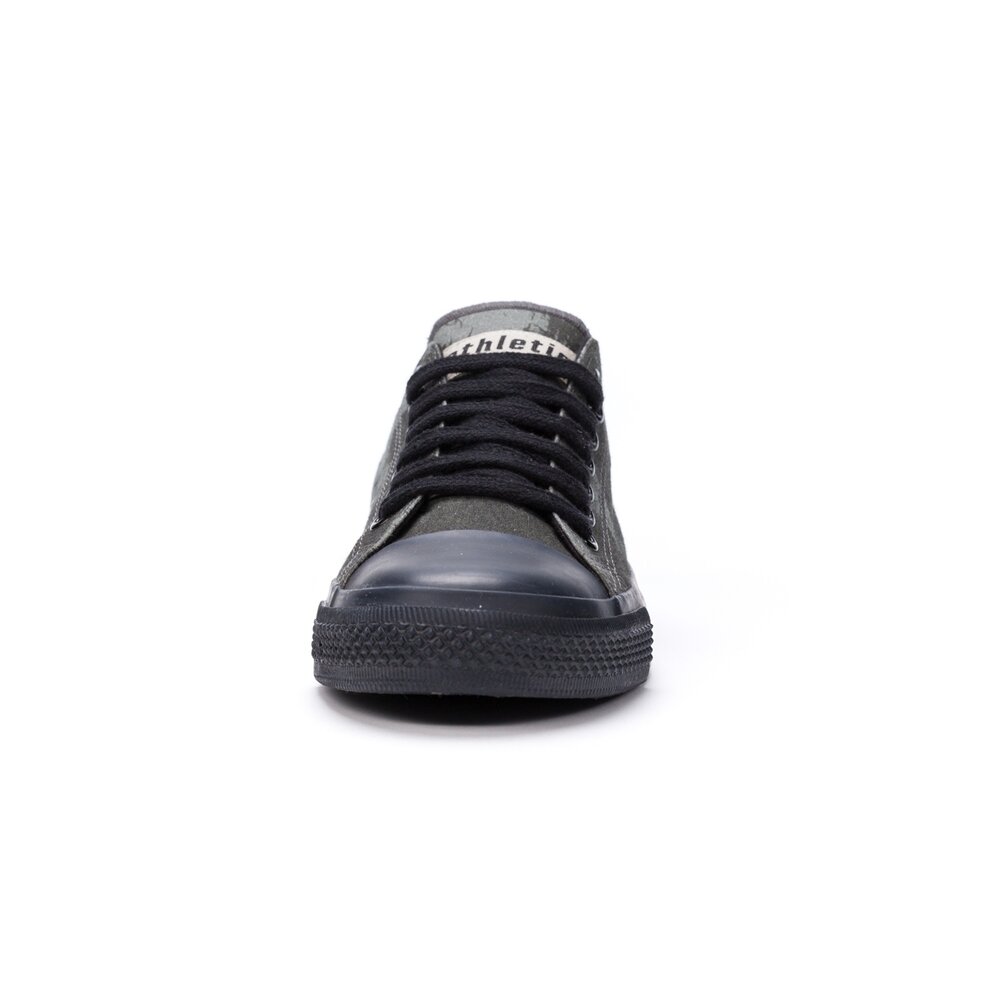ETHLETIC Fair Trainer Black Cap Lo Cut Dove Camo Olive | Jet Black