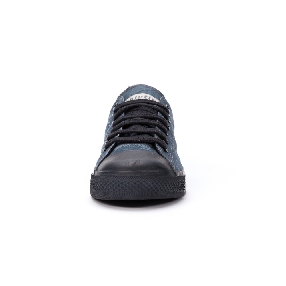 ETHLETIC Fair Trainer Black Cap Lo Cut Dove Camo Indigo | Jet Black