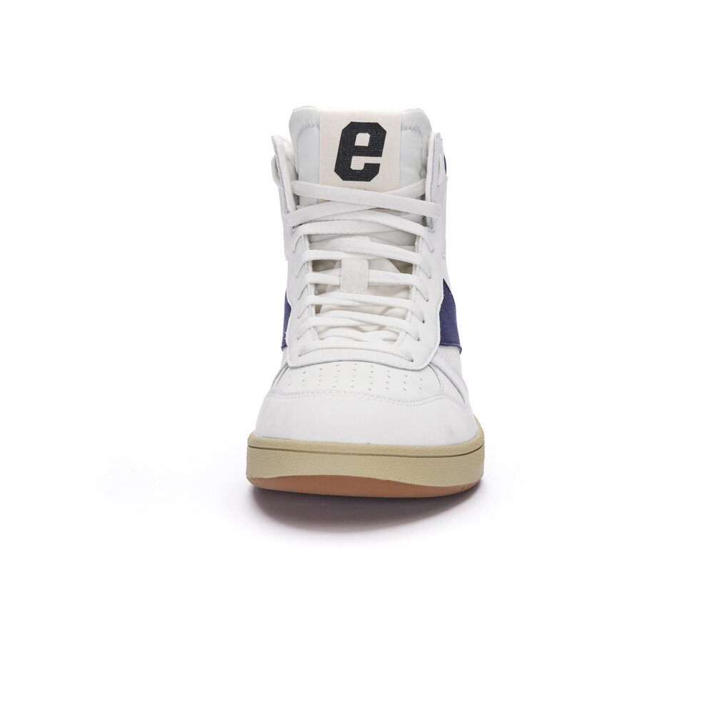 ETHLETIC Carl Hi Cut Chalk White | Ocean Blue