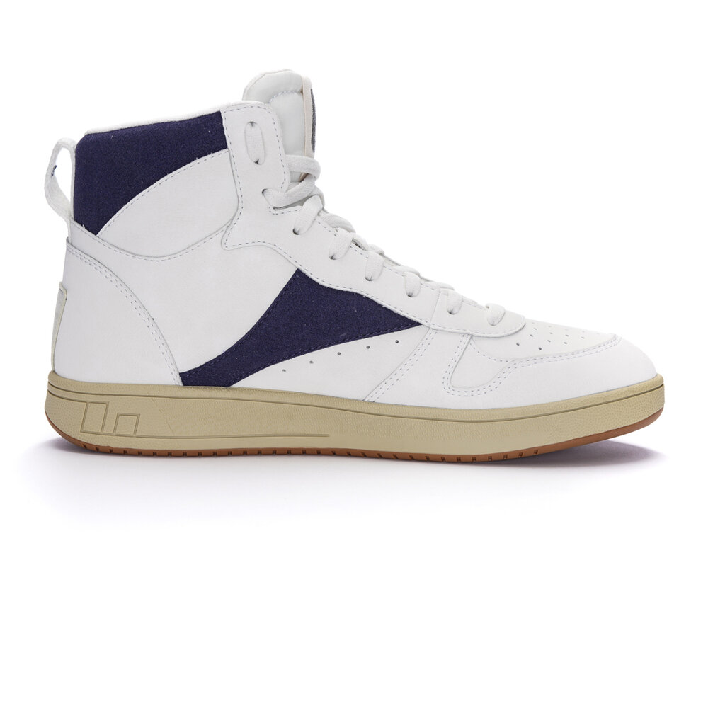 ETHLETIC Carl Hi Cut Chalk White | Ocean Blue