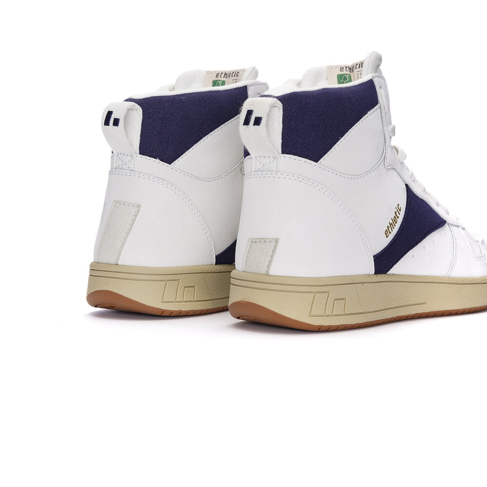 ETHLETIC Carl Hi Cut Chalk White | Ocean Blue