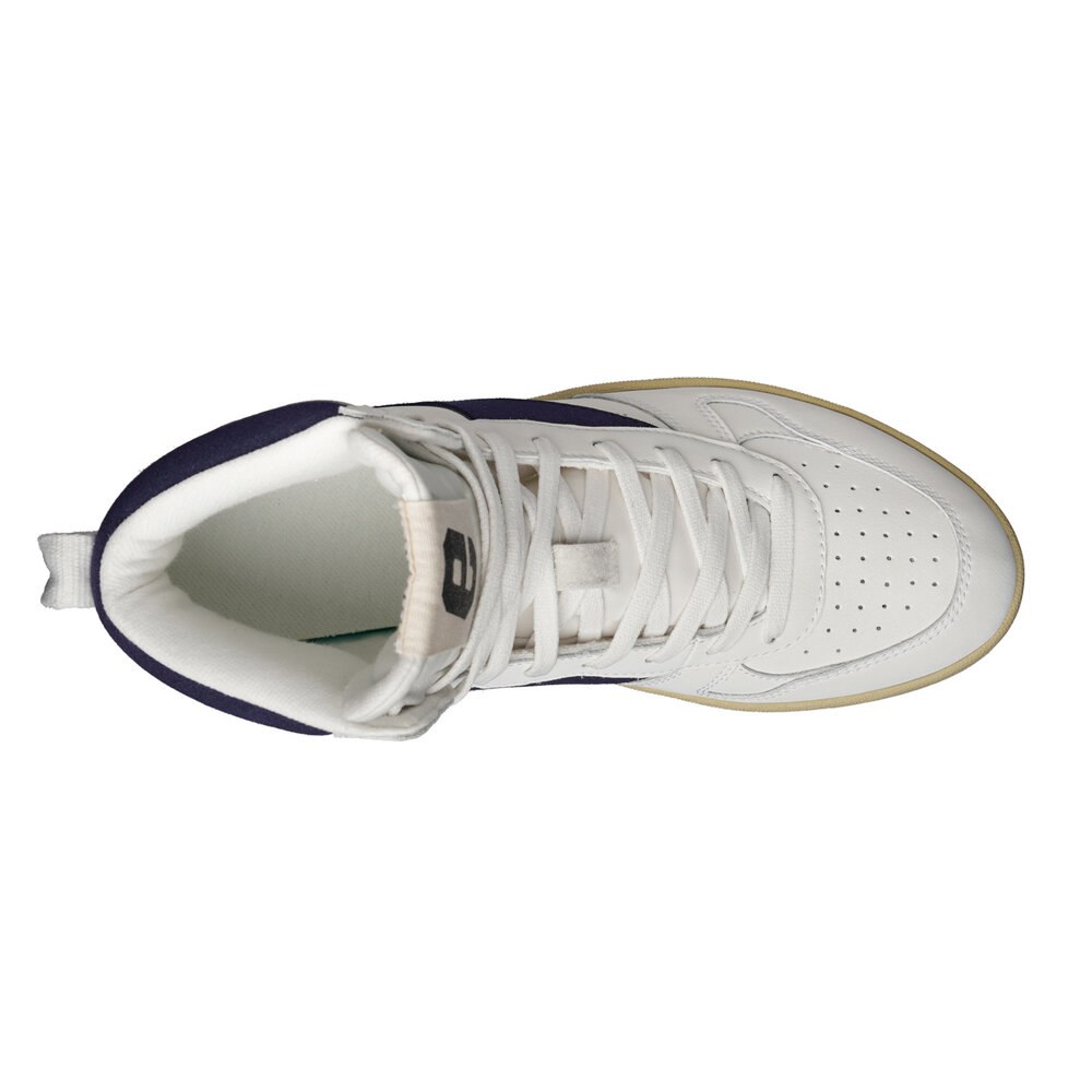 ETHLETIC Carl Hi Cut Chalk White | Ocean Blue