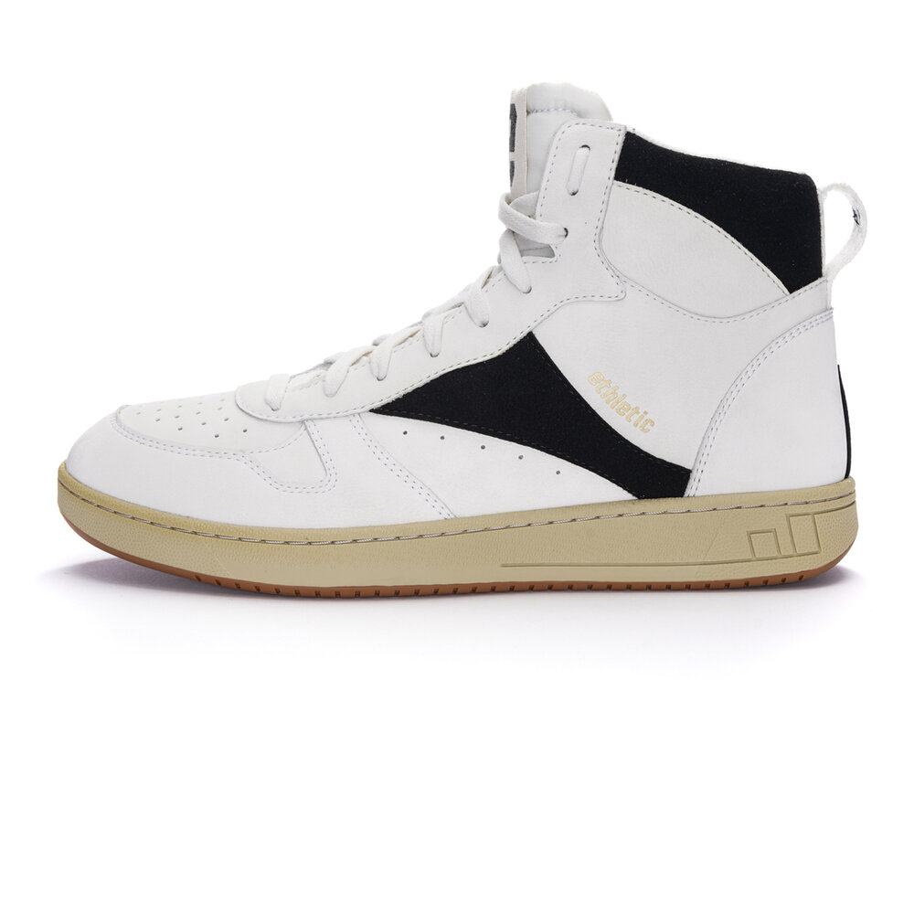 ETHLETIC Carl Hi Cut Chalk White | Jet Black