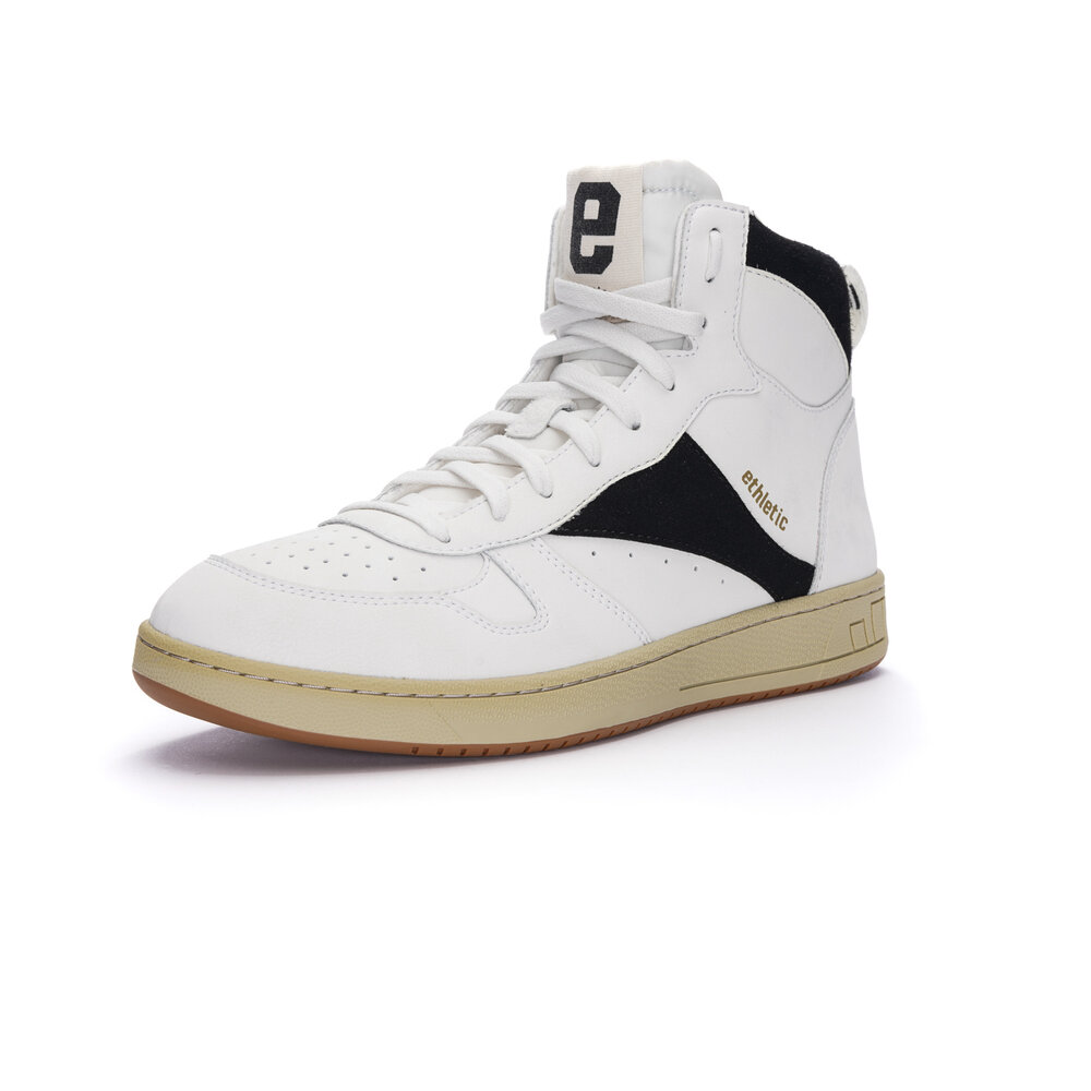 ETHLETIC Carl Hi Cut Chalk White | Jet Black