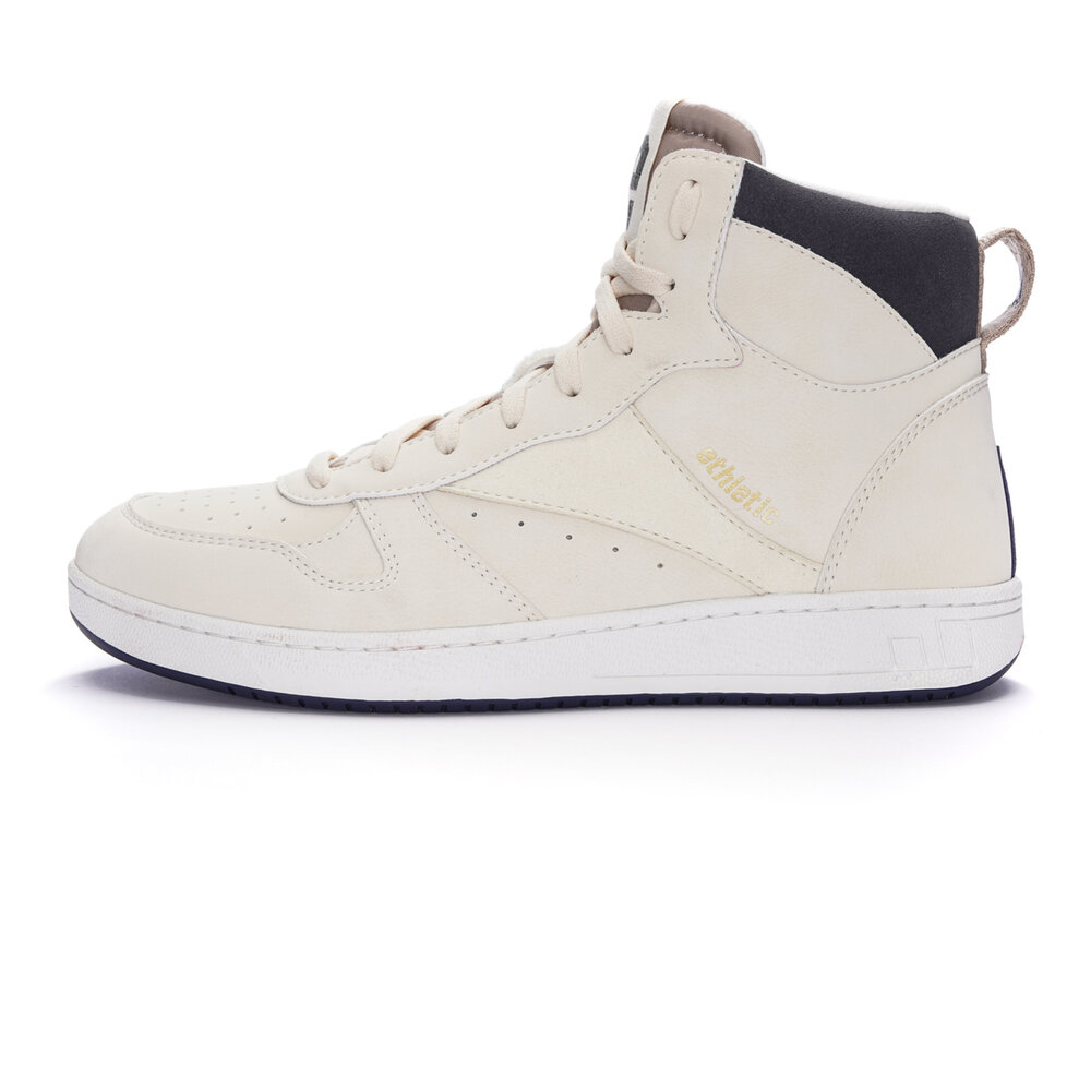 ETHLETIC Carl Hi Cut Bleached Sand | Pewter Grey
