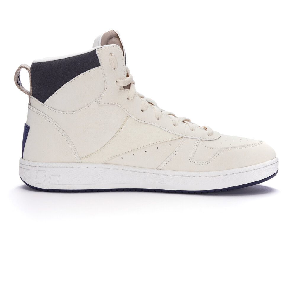 ETHLETIC Carl Hi Cut Bleached Sand | Pewter Grey