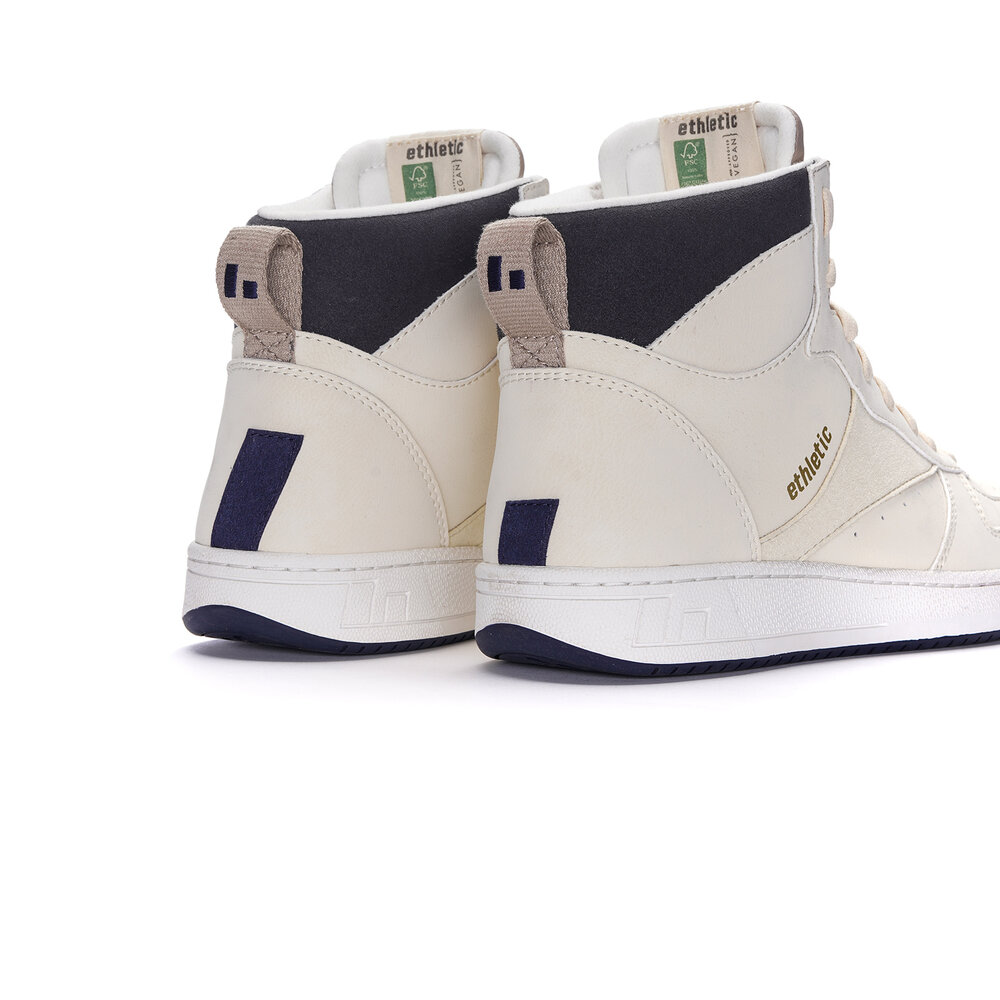ETHLETIC Carl Hi Cut Bleached Sand | Pewter Grey
