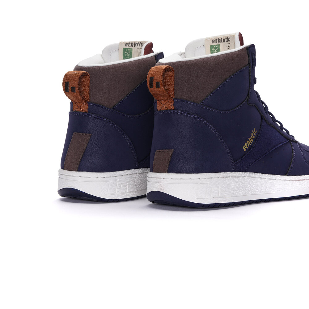ETHLETIC Carl Hi Cut Ocean Blue | Bracken Brown