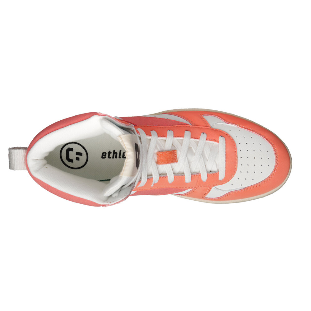 ETHLETIC Carl Hi Cut Bleached Orange | Just White