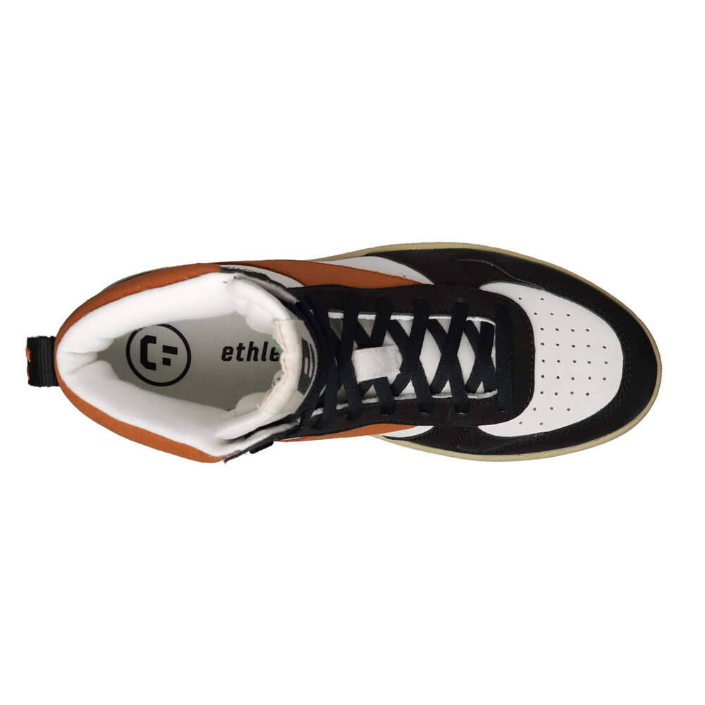 ETHLETIC Carl Hi Cut Chalk White | Cognac Brown
