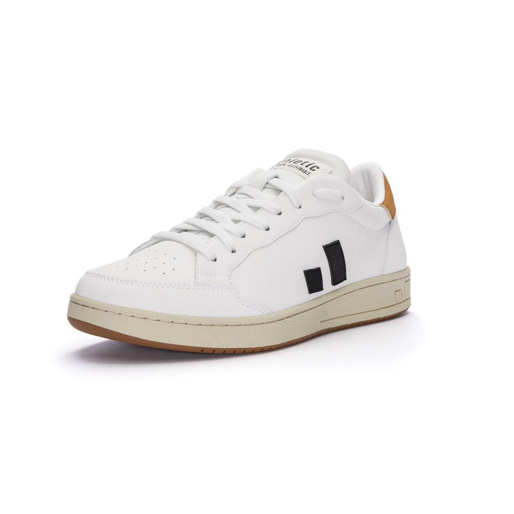 ETHLETIC Jesse Lo Cut Classic Chalk White | Cognac Brown