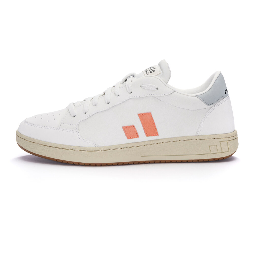 ETHLETIC Jesse Lo Cut Classic Chalk White | Bleached Orange