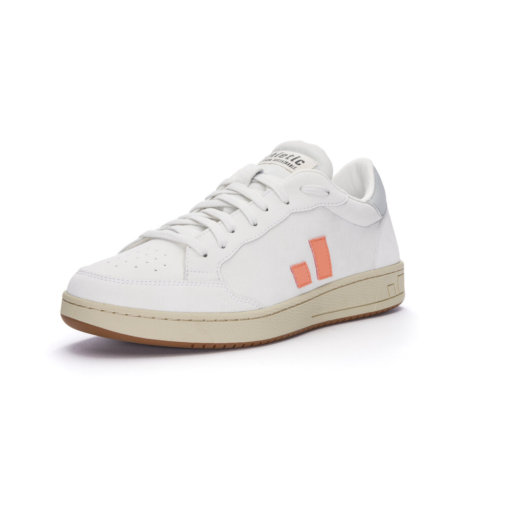 ETHLETIC Jesse Lo Cut Classic Chalk White | Bleached Orange