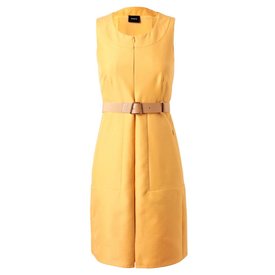Giorgio Armani Gele mouwloze jurk