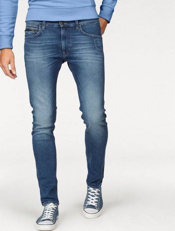 Lee Rock slim fit jeans, blauw