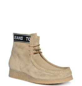 Tommy Hilfiger suède veterschoenen, beige