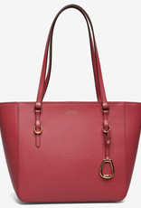 Lauren Ralph Lauren leder handtas, rood