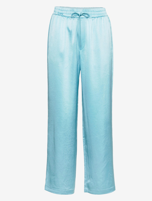 Filippa K Hayley Satin broek, turquoise