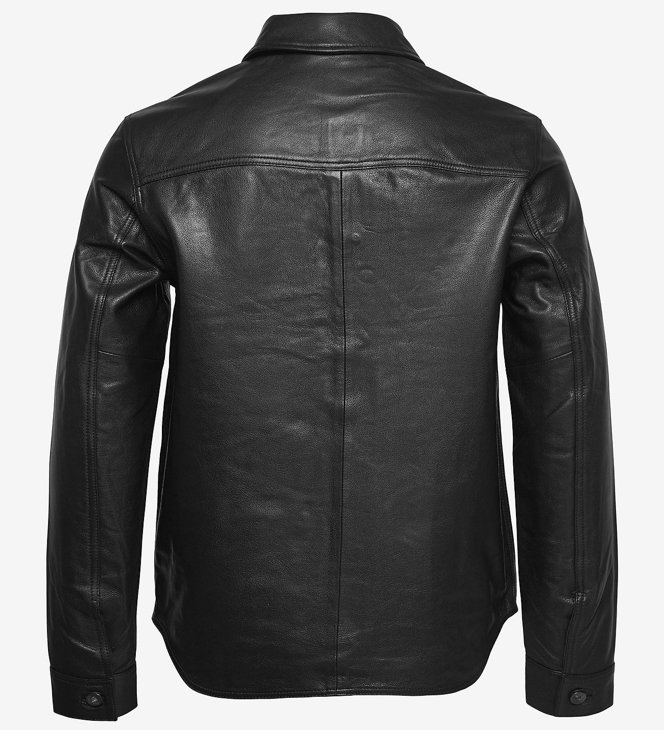 Tiger of Sweden Heren leer jacket, zwart