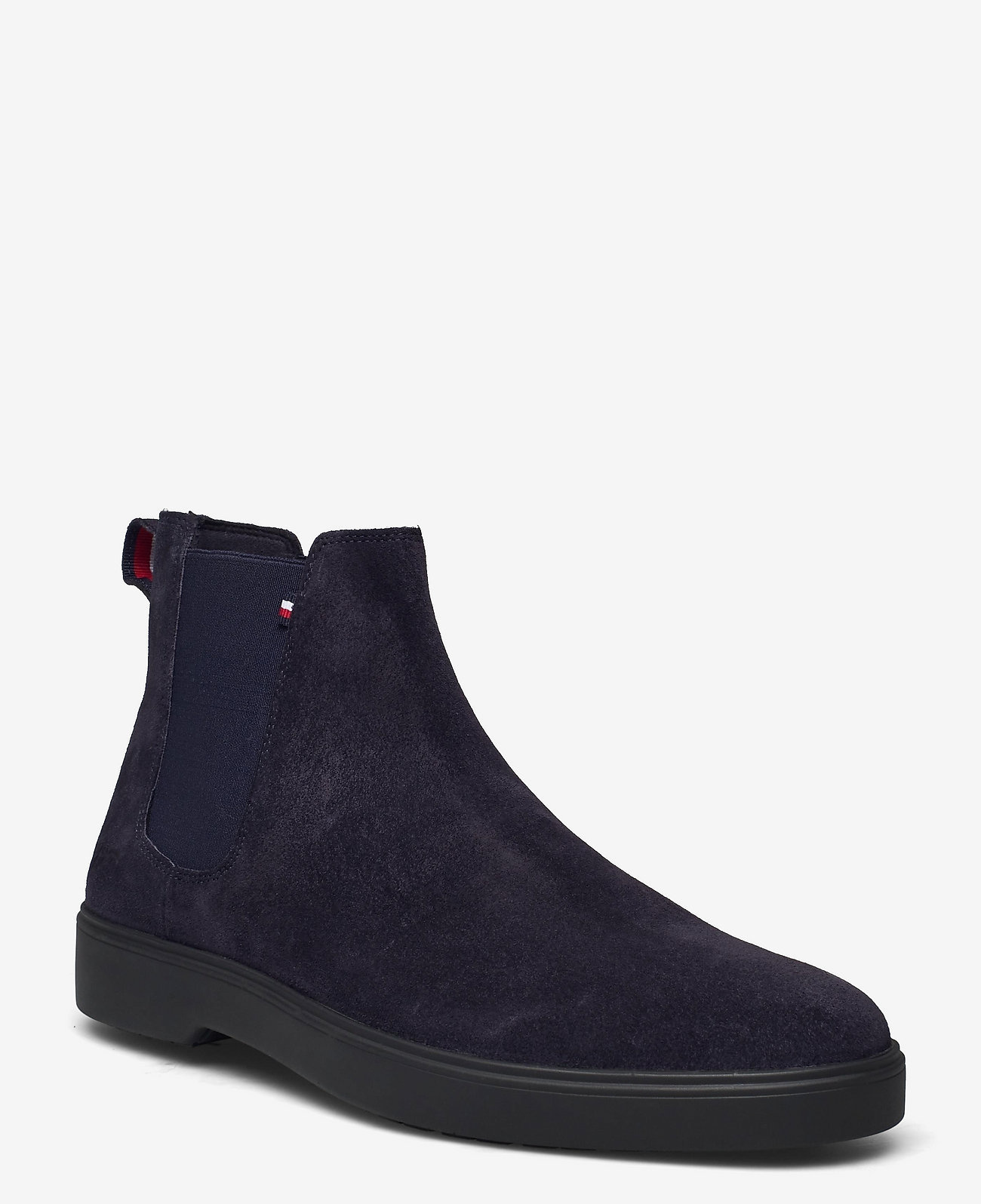 Tommy Hilfiger suede veterschoenen, blauw