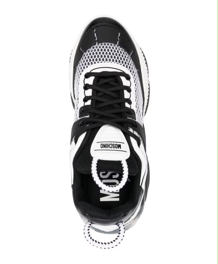 Moschino Chunky  Heren Sneaker, Zwart/wit