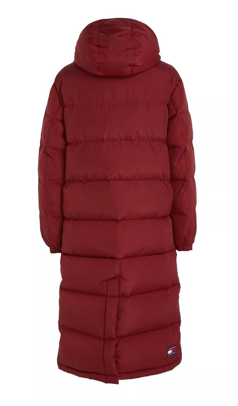 Tommy Jeans ALASKA LONG PUFFER   Donsjas, rood