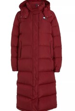 Tommy Jeans ALASKA LONG PUFFER   Donsjas, rood