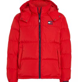 TOMMY JEANS Gewatteerde Winterjas, rood