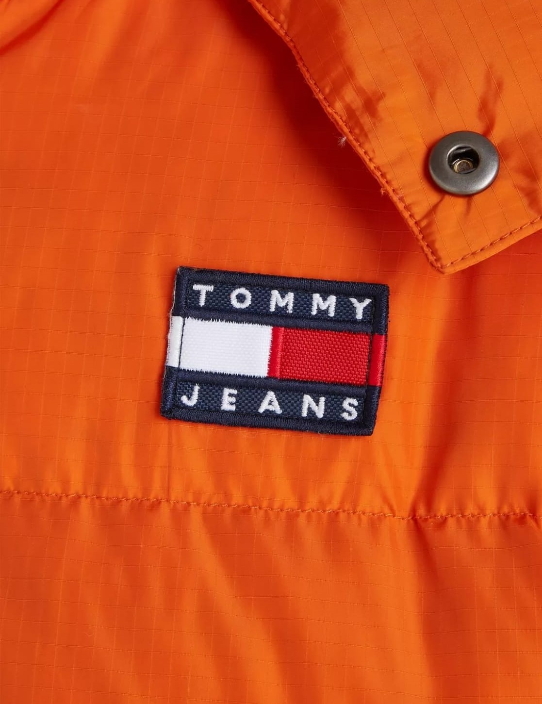 TOMMY JEANS Gewatteerde Heren Winterjas, orange