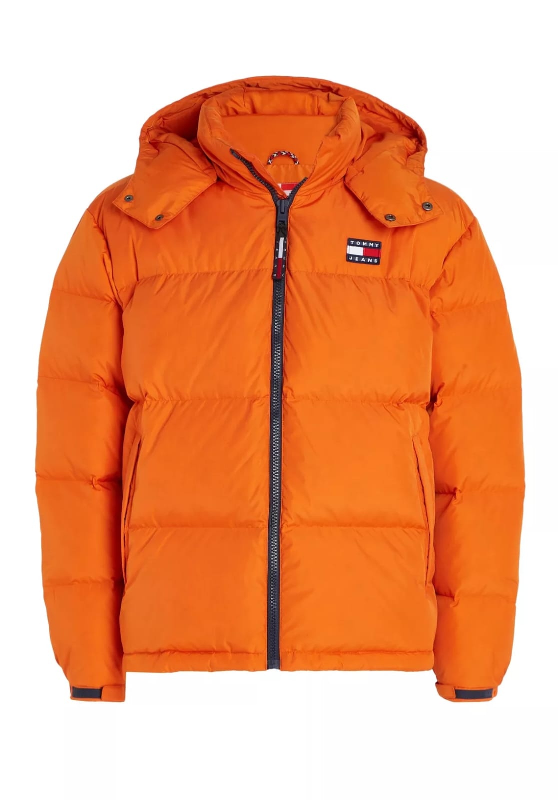 TOMMY JEANS Gewatteerde Heren Winterjas, orange