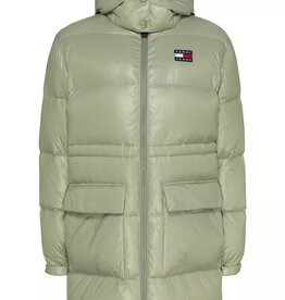 Tommy Hilfiger Lange donsjas, olijfgroen