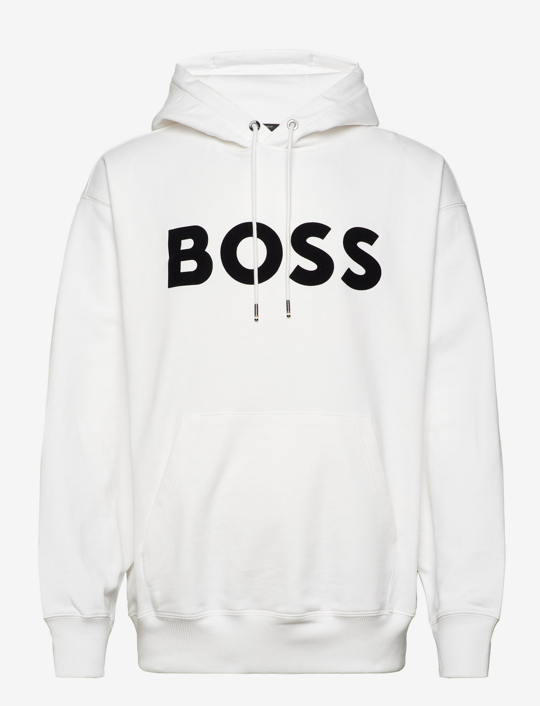 BOSS Heren Sweatvest Hoodie, wit