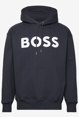 BOSS Heren Sweatvest Hoodie, blauw