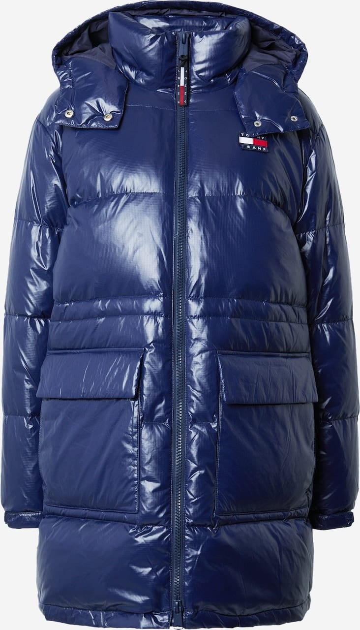 Tommy Hilfiger High Gloss Down Winterjas, blauw