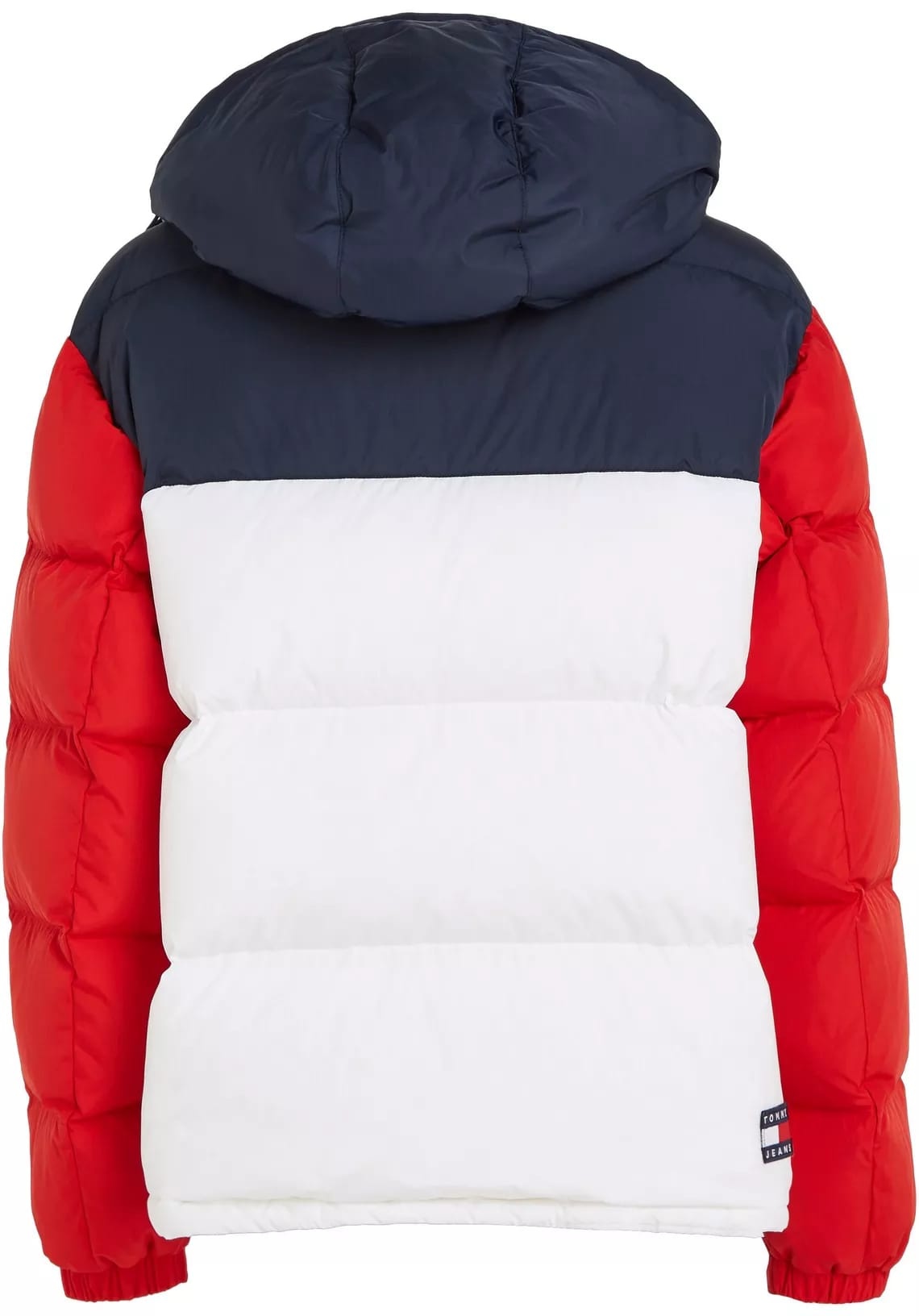 Tommy Hilfiger  Dames Gewatteerde jas, rood/blauw/wit