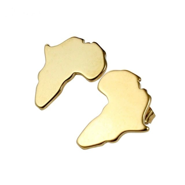 Omolola 18K Gold Plated Stainless Steel Ladies Earrings, gold colored