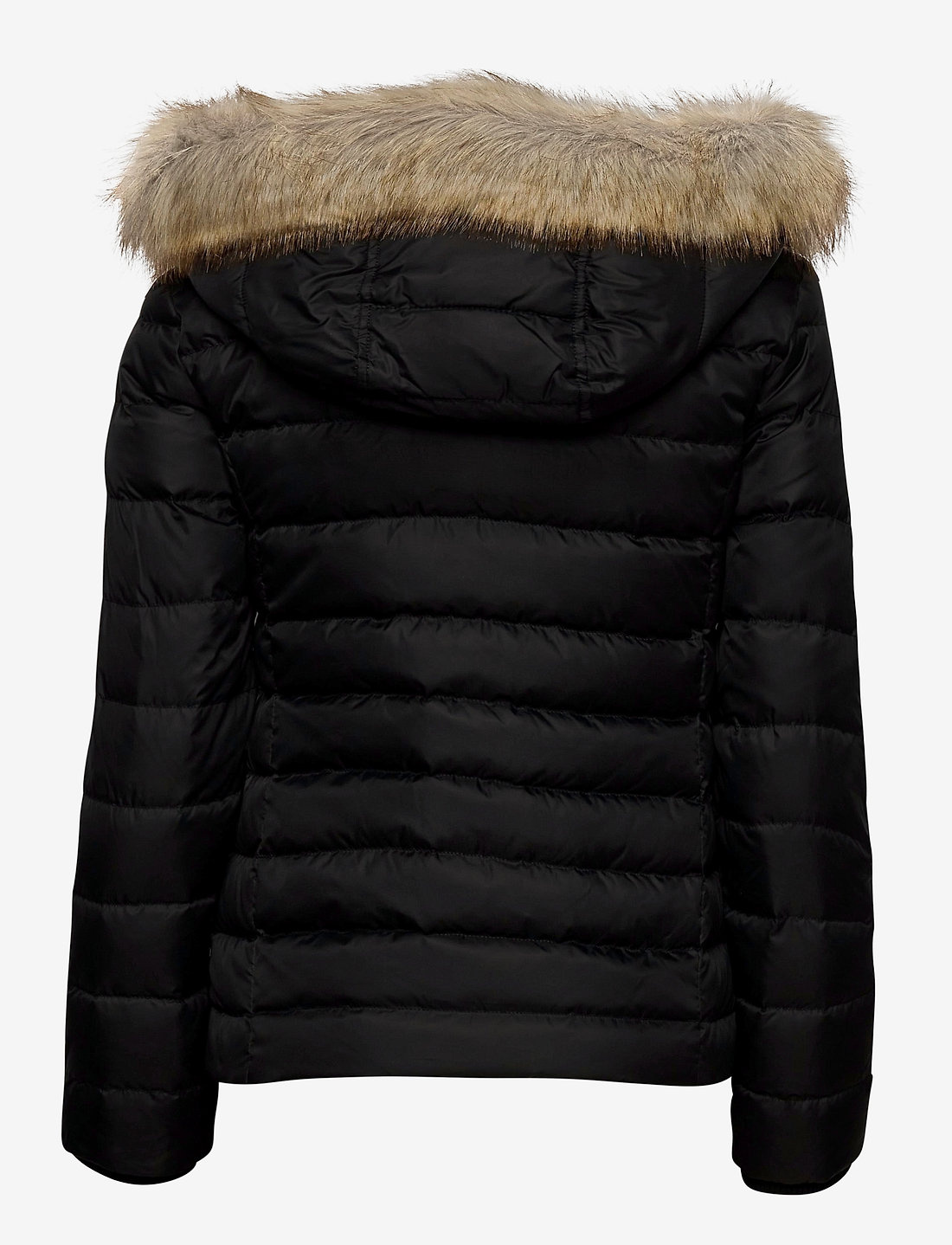 Tommy Hilfiger Basic Hooded Down Winter Coat Jacket - Women - black