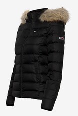 Tommy Hilfiger Basic Hooded Down Winterjas Jas - Vrouwen - zwart