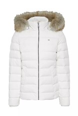 Tommy Hilfiger TJW Basic Hooded Down Jacket Dames Jas - Wit