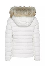 Tommy Hilfiger TJW Basic Hooded Down Jacket Dames Jas - Wit