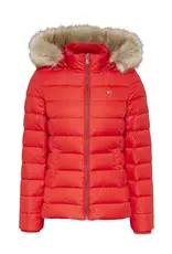 Tommy Hilfiger Basic Hooded Winterjas  Vrouwen, rood