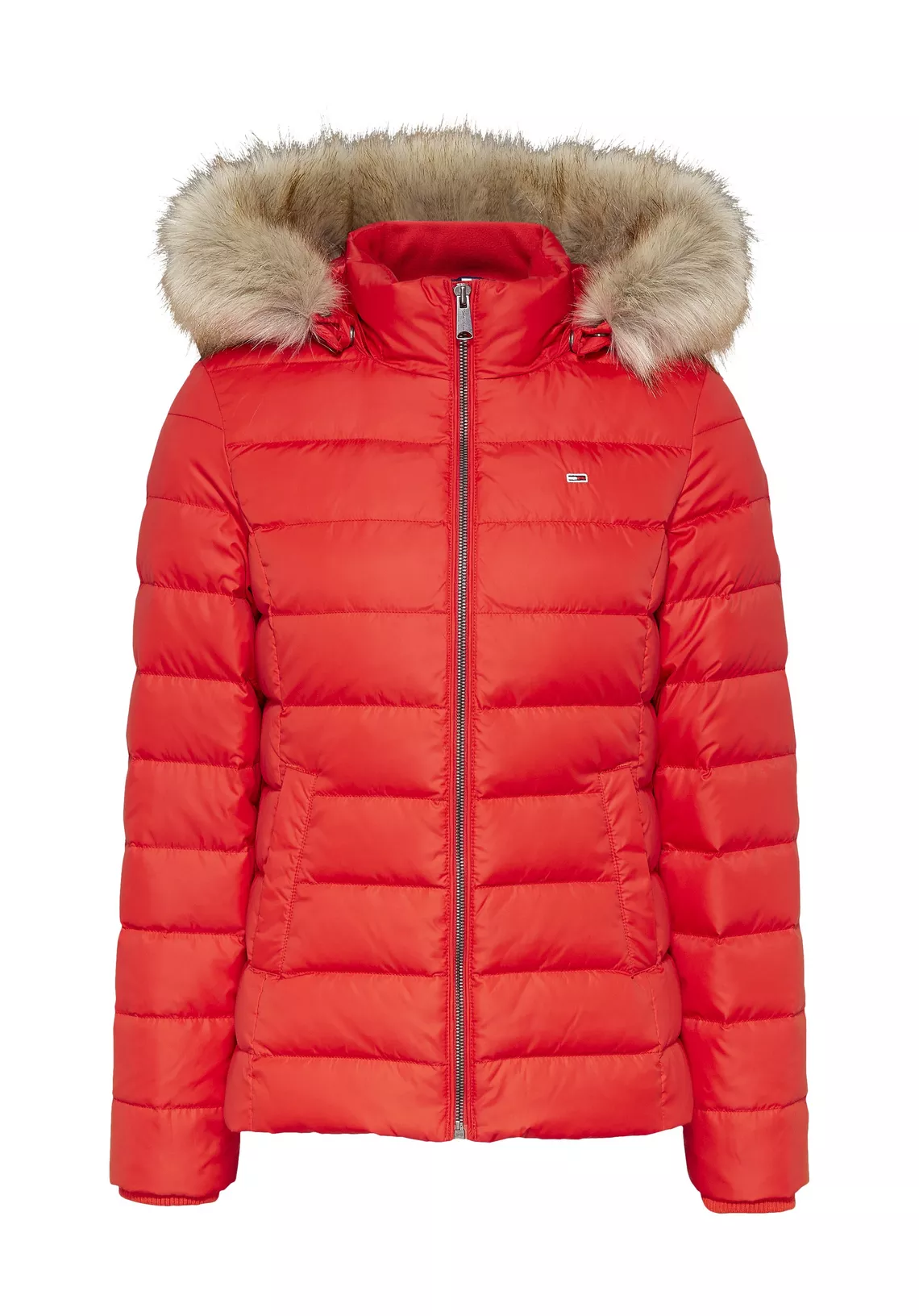 Tommy Hilfiger Basic Hooded Winter Coat Women, red