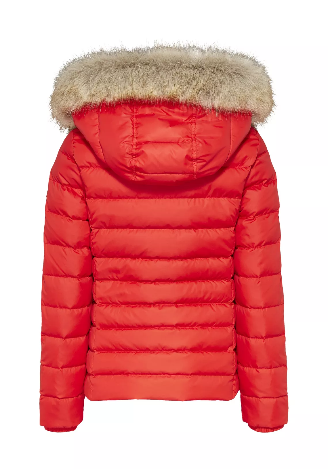 Tommy Hilfiger Basic Hooded Winterjas  Vrouwen, rood