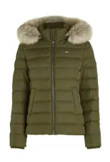 Tommy Hilfiger Basic Hooded Winter Coat Women, Army Green
