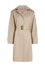 Tommy Hilfiger Dames COTTON SB HOODED Trenchcoat, beige